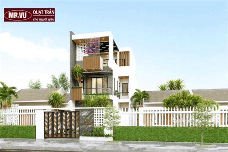 Tích hợp không gian xanh trong mẫu nhà ống 2 tầng hiện đại 2023, gần gũi thiên nhiên